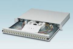 Caixas de emenda FDX20 para racks de 19 ”